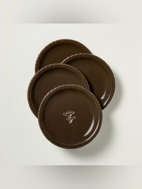 Hearth and Hand by Magnolia Mushroom Plate Set in Brown